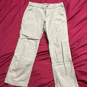 34x30 Tan Carhartt 5 Pocket Carpenter Pants